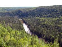 looking-down-in-Jacquet-river-Gorge-New-Brunswick-