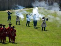 soldiers-firing-muskets-Fortress-Louisbourg-NS