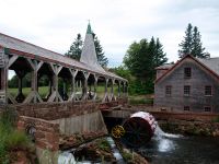 old-Bagnall-mill-and-bridge-with-wheel-turning