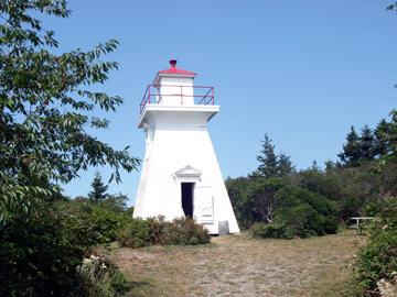 Abbott Harbour Lighthouse The Historic Acadian Village Pubnico Nova Scotia